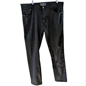 Old Skool Pure Denim Men’s Jeans Black Coated 5-Pocket Sz 42x30